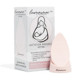 Warming breastfeeding massager for pain in the breast while breastfeeding